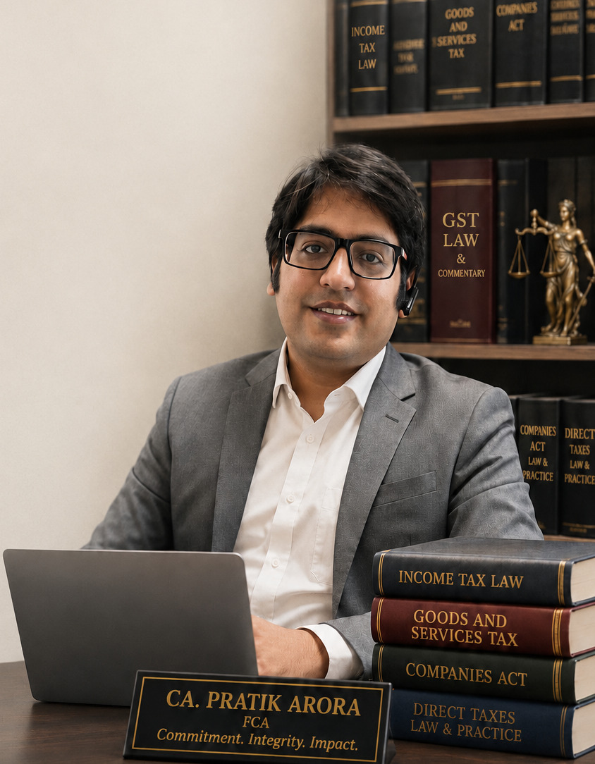 Pratik Arora, Chartered Accountant